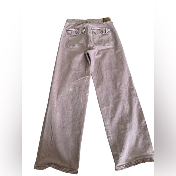 American Eagle Outfitters Light Pink Flare Jeans - Picture 6 of 10